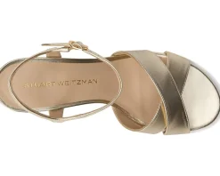 Stuart Weitzman Dayna Demi Wedge Light Gold Hot