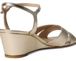 Stuart Weitzman Dayna Demi Wedge Light Gold Hot