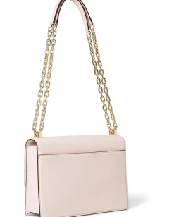 Kate Spade New York Deco Pebbled Leather Chain Shoulder Pastry Pink/Multi
