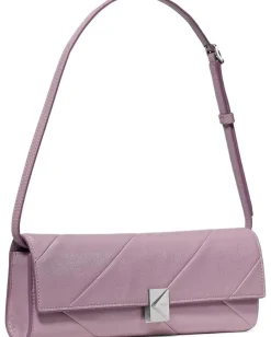Kate Spade New York Handbags|Handbags<Deco Pieced Glazed Leather Soft Mini Shoulder Market Purple