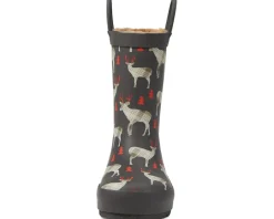 Shoes|Western Chief Kids Deer Plaid Rain Boots (Toddler/Little Kid) Brown