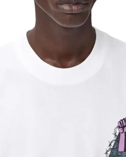 Activewear|T-Shirts|AllSaints Defiance Short Sleeve Crew Optic White