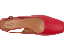Vagabond Shoemakers Flats<Delia Leather Slingback Bright Red