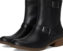 Dansko Delphine Black Waterproof Burnished Best