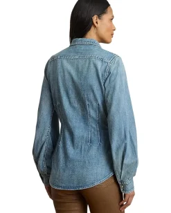 Women Lauren Ralph Lauren Denim Shirt