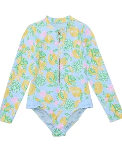 Kids Lilly Pulitzer Kids Denning Rashguard Upf 50+ (Toddler/Little Kids/Big Kids)