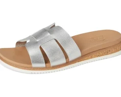 BOBS from SKECHERS Sandals|Sandals<Desert Kiss Low - Peak Look Silver