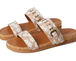 Lucky Brand Sandals|Sandals<Dineesa Studded Two Band Flat Sandals Natural