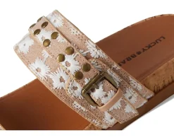 Lucky Brand Sandals|Sandals<Dineesa Studded Two Band Flat Sandals Natural