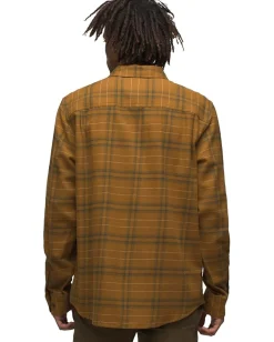Prana Activewear<Dolberg Flannel Shirt Slim Fit Antique Bronze