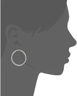 Rebecca Minkoff Jewelry|Jewelry<Drama Double Hoop Earrings Silver