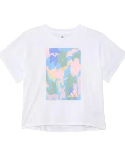 Kids adidas Kids Drop Shoulder Tee (Big Kid)