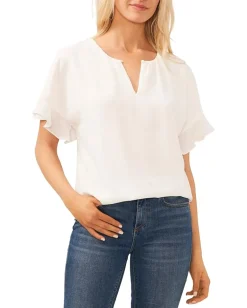 CeCe Shirts & Tops|Shirts & Tops<Drop Shoulder Wide Neck Blouse New Ivory