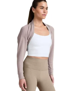 Beyond Yoga Activewear|Shirts & Tops<Duet 2-Way Convertible Shrug Oatmeal