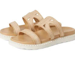 Kate Spade New York Flats<Duo Raffia Sport Sandals Natural