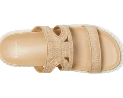 Kate Spade New York Flats<Duo Raffia Sport Sandals Natural