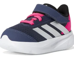 adidas Kids Duramo SL Elastic Lace Shoes (Toddler) Shadow Navy/Silver Metallic/Lucid Pink Discount