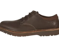 Clarks Eastford Low Dark Brown Leather Best