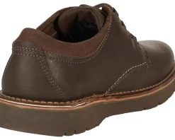 Clarks Eastford Low Dark Brown Leather Best