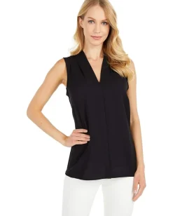 NIC+ZOE Shirts & Tops|Shirts & Tops<Easy Day to Night Top Black Onyx
