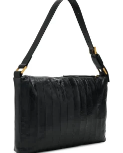 AllSaints Handbags|Shoulder Bags<Edbury Panel Shoulder Black
