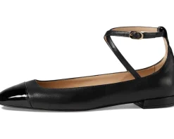 Stuart Weitzman Flats<Eden Strap Flat Black