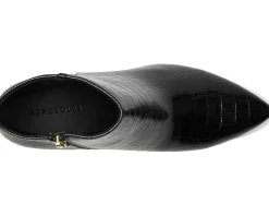 Aerosoles Boots|Boots<Edith Black Croco Faux Leather