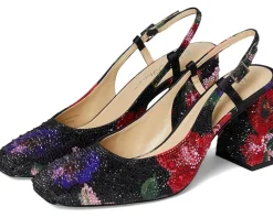 Blue by Betsey Johnson Heels|Heels<Elias Black Floral Multi