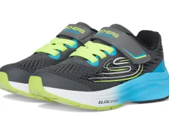 SKECHERS KIDS Shoes<Elite Sport Stride 403952L (Little Kid/Big Kid) Charcoal/Blue