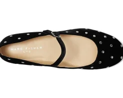 Flats|Marc Fisher LTD Elizza Black Velvet