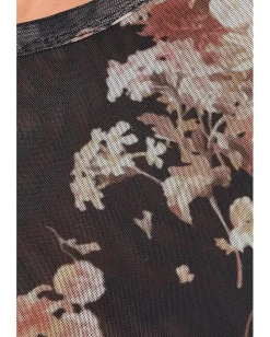 AllSaints Shirts & Tops|Shirts & Tops<Ellie Mesh Tee Armada Black