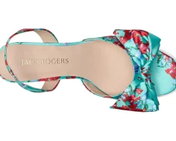 Heels|Sandals|Jack Rogers Eloise Bow Slingback Aquamarine Multi