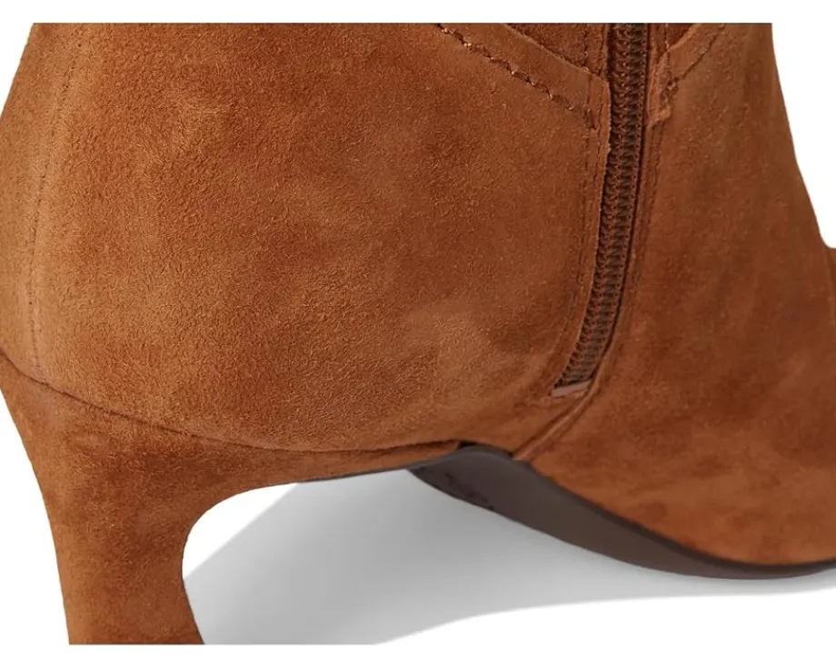 Boots|Boots|Naturalizer Emily Narrow Calf Knee High Boots Dark Chestnut Brown Suede