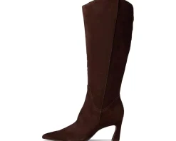 Boots|Boots|Naturalizer Emily Wide Calf Knee High Boots Chocolate Bar Brown Leather