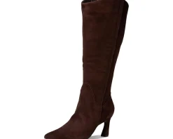Boots|Boots|Naturalizer Emily Wide Calf Knee High Boots Chocolate Bar Brown Leather