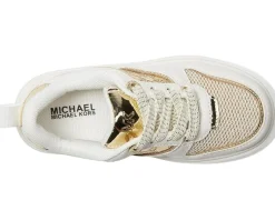 MICHAEL Michael Kors Kids Emmet Rumi (Little Kid/Big Kid) White/Gold Discount