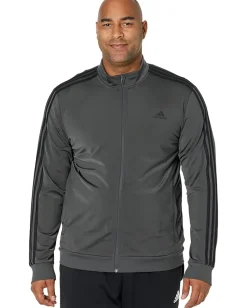 adidas Activewear<Essentials 3-Stripes Tricot Track Jacket Dark Grey/Solid Grey/Black