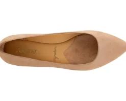 Flats|Trotters Estee Taupe Nubuck