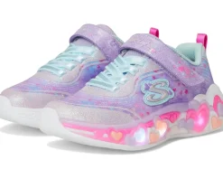 SKECHERS KIDS Shoes<Eternal Heart Lights 302696L (Little Kid/Big Kid) Lavendar/Multi