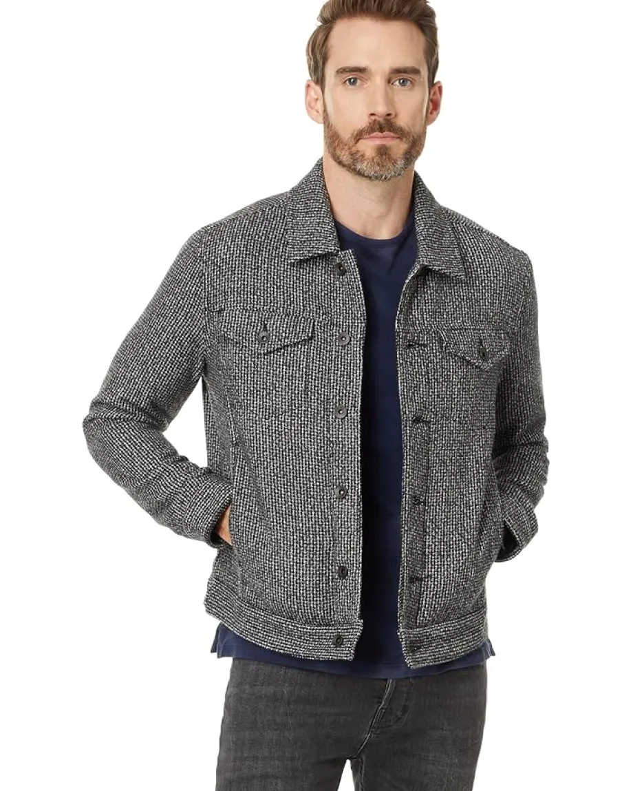 Activewear|John Varvatos Evans Jacket O2125W24 Black/White