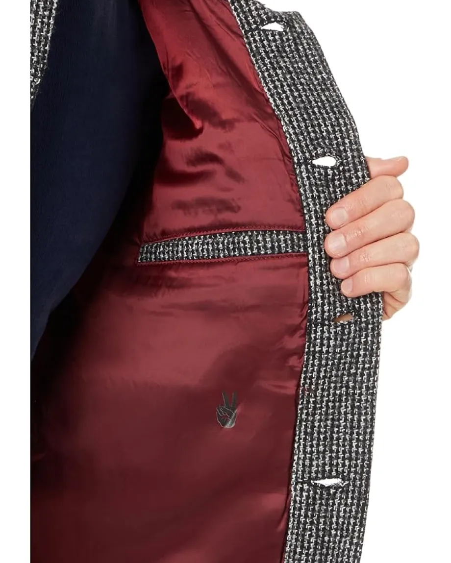 Activewear|John Varvatos Evans Jacket O2125W24 Black/White