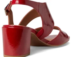 Johnston & Murphy Heels|Sandals<Everly Asymmetrical Sandal Red