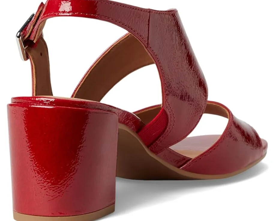 Johnston & Murphy Heels|Sandals<Everly Asymmetrical Sandal Red