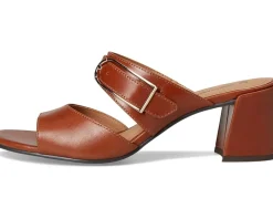 Johnston & Murphy Heels|Sandals<Everly Buckle Slide Cognac