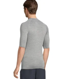 Activewear|Swimwear|Quiksilver Everyday Upf50 Shorts Sleeve Surf Tee Smoked Grey Heather