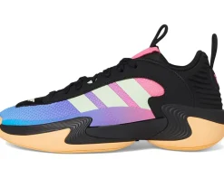 adidas Exhibit Select Mid Basketball Shoes Black/Supplier Colour/Lucid Pink Clearance