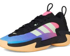 adidas Exhibit Select Mid Basketball Shoes Black/Supplier Colour/Lucid Pink Clearance