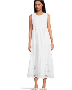 Elliott Lauren Eyelet Dress White Discount