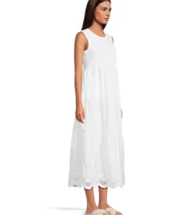 Elliott Lauren Eyelet Dress White Discount