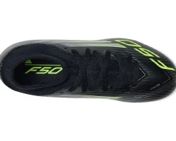 Shoes|Shoes|adidas Kids F50 Club Firm Ground/Multi Ground Cleats (Little Kid/Big Kid) Black/Iron Metallic/Lucid Lemon